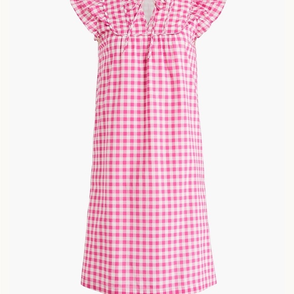J. Crew Dresses & Skirts - J. Crew Pink and White Gingham  Dress